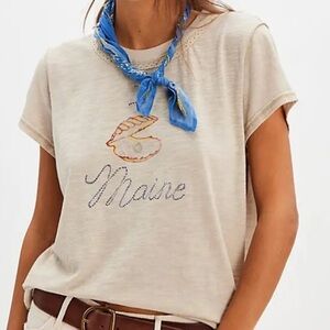 NWOT Free People We The Free Souvenir Tee Size Large